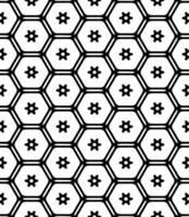 Black and white seamless abstract pattern. Background and backdrop. Grayscale ornamental design. vector