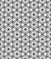 Black and white seamless abstract pattern. Background and backdrop. Grayscale ornamental design. vector