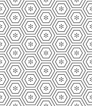 patrón abstracto sin costuras en blanco y negro. fondo y telón de fondo. diseño ornamental en escala de grises. vector