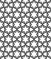 Black and white seamless abstract pattern. Background and backdrop. Grayscale ornamental design. vector