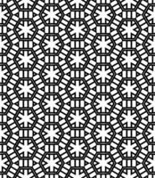 Black and white seamless abstract pattern. Background and backdrop. Grayscale ornamental design. vector