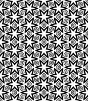 Black and white seamless abstract pattern. Background and backdrop. Grayscale ornamental design. vector
