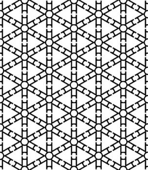 Black and white seamless abstract pattern. Background and backdrop. Grayscale ornamental design. vector