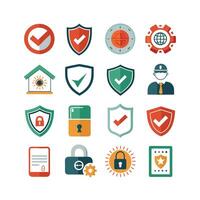 Security Icon Set Collection Illustration vector