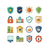 Security Icon Set Collection Illustration vector