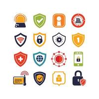 Security Icon Set Collection Illustration vector