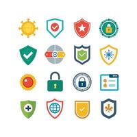 Security Icon Set Collection Illustration vector