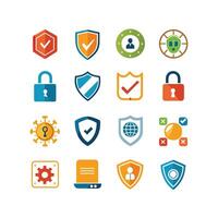 Security Icon Set Collection Illustration vector