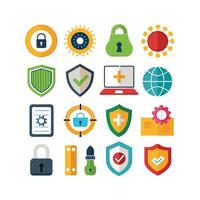 Security Icon Set Collection Illustration vector