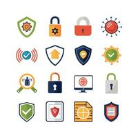 Security Icon Set Collection Illustration vector