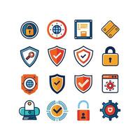 Security Icon Set Collection Illustration vector
