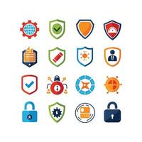 Security Icon Set Collection Illustration vector