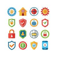 Security Icon Set Collection Illustration vector