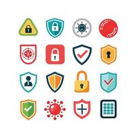 Security Icon Set Collection Illustration vector