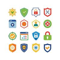 Security Icon Set Collection Illustration vector