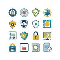 Security Icon Set Collection Illustration vector