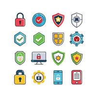 Security Icon Set Collection Illustration vector