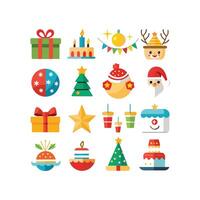 Holiday and Event Icon Set Collection Illustration vector