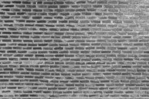 Red brick wall background with uneven texture and varying brick sizes. photo