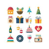 Holiday and Event Icon Set Collection IllustrationHoliday and Event Icon Set Collection Illustration vector