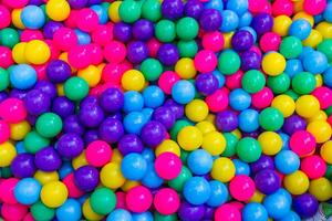 Background of colorful ball photo