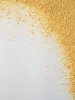Nutritional inactive yeast top view photo