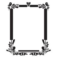 leaf frame image, leaf square frame. vector