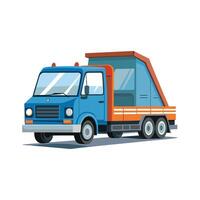 Realistic Truck Illustration vector