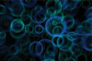 Blue green color gradient black background wallpaper abstract shiny design bokeh nature defocused spring texture summer spring pattern bright summer beautiful celebration circle round modern fresh vector