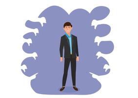 The customer is not satisfied with the service provided by the company representative. vector