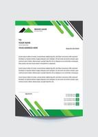 Unique and clean letterhead design template vector