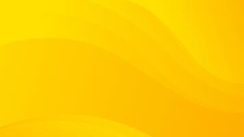 Bright yellow dynamic abstract background. Modern lemon orange color. Fresh template banner for web, pages, sales, events, holidays, parties, and falling. waving shapes with soft shadow vector