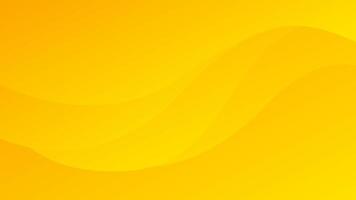 Bright yellow dynamic abstract background. Modern lemon orange color. Fresh template banner for web, pages, sales, events, holidays, parties, and falling. waving shapes with soft shadow vector