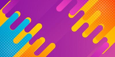 Abstract colorful gradient dynamic background. Modern wallpaper with halftone. Beautiful design for templates, banners, covers, websites, pages, and others vector