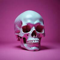 skull with plain background photo