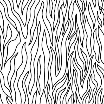 Scribble ink linear seamless pattern. Hand drawn zebra or tiger skin, wood texture. Abstract striped background. Repeating outline stripes motif.