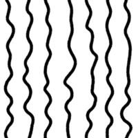 Abstract ink wavy lines seamless pattern. Stripe texture with textured lines. Great for textile, fabric, wallpaper, wrapping, scrapbook and packaging vector