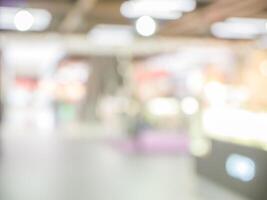 Abstract background of shopping mall, shallow DOF photo