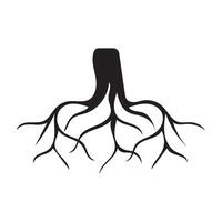 root of the tree icon symbol vector