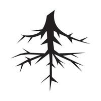 root of the tree icon symbol vector