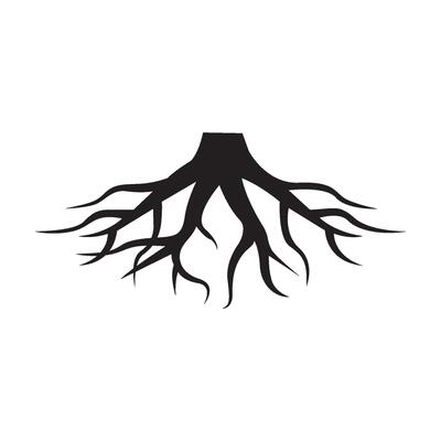 root of the tree icon symbol