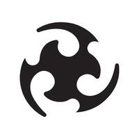 shuriken icon symbol vector