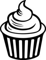 cake or ice cream without background vector