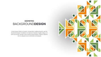 Abstract colorful geometric mosaic pattern background vector