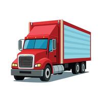 Realistic Truck Illustration vector