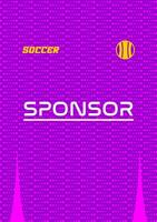 Jersey design template highquality for sublimation vector