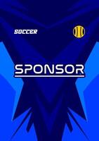Jersey design template highquality pattern vector