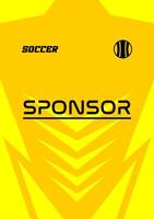 Jersey design template for sublimation vector