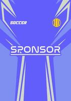 Jersey design template highquality pattern vector