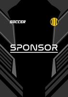 Jersey design template highquality pattern vector
